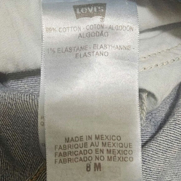 Levi's San Francisco Women's Size 8M Bold Curve Classic Straight Leg Casual - Picture 5 of 7